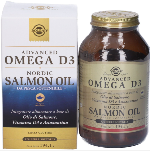 Solgar Advanced Omega D3 120 perle softgels